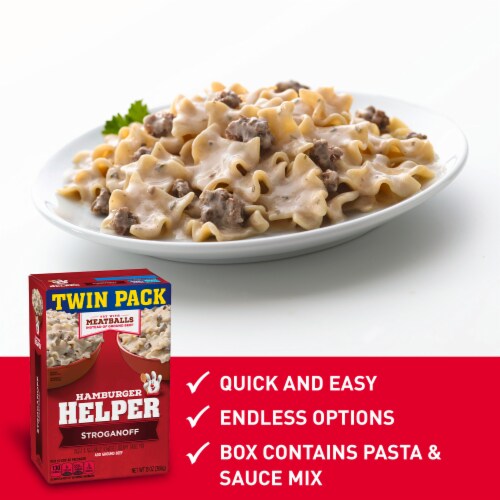 Stroganoff Hamburger Helper Twin Pack Perspective: left