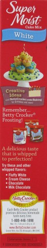 Betty Crocker Super Moist White Cake Mix Perspective: left