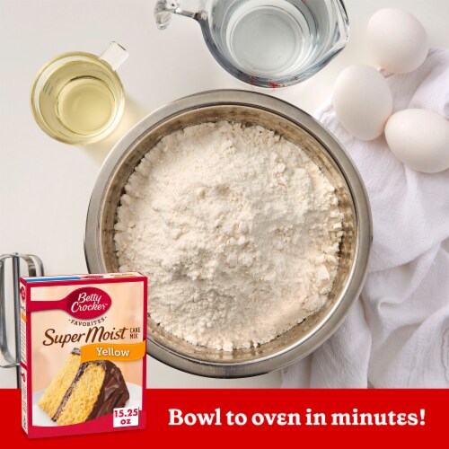 Betty Crocker™ Super Moist™ Yellow Cake Mix Perspective: left