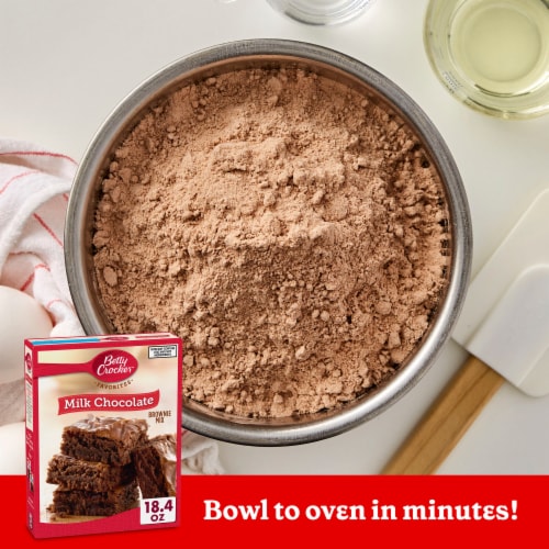 Betty Crocker Milk Chocolate Brownie Mix Family Size Perspective: left