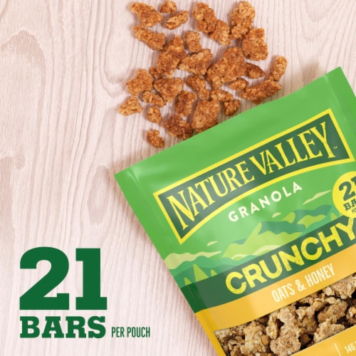Nature Valley Whole Grain Oats and Honey Crunchy Granola Perspective: left
