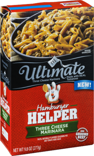 Hamburger Helper Ultimate Three Cheese Marinara Perspective: left