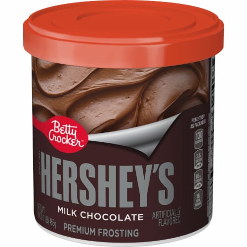 Betty Crocker™ Gluten Free Hershey's Milk Chocolate Frosting Perspective: left