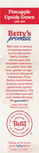Betty Crocker Pineapple Upside-Down Cake Mix, Made With Real Pineapple, 21.5 oz. Perspective: left