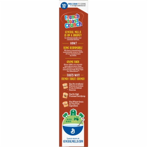 General Mills French Toast Crunch Cereal Perspective: left