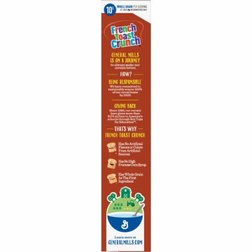 General Mills French Toast Crunch Cereal Perspective: left