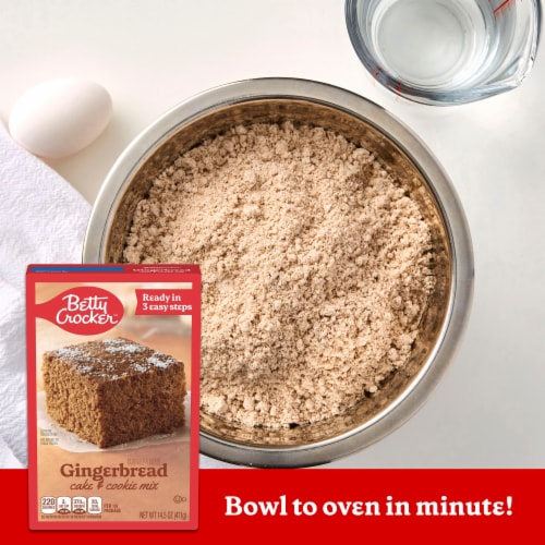 Betty Crocker™ Gingerbread Cake and Cookie Mix Perspective: left
