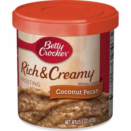 Betty Crocker™ Gluten Free Rich & Creamy Coconut Pecan Frosting Perspective: left