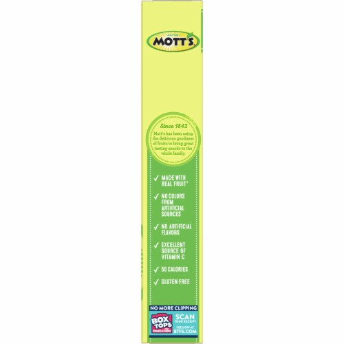 Mott's Strawberry Splash Fruity Rolls Fruit Flavored Snacks Perspective: left