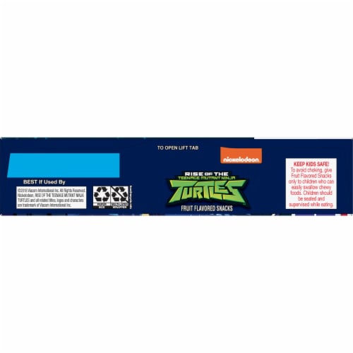 Betty Crocker Teenage Mutant Ninja Turtles Fruit Flavored Snacks Perspective: left
