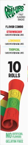 Fruit Roll-Ups™ Peel 'N Build™ Flavor Mixers Fruit Snack Rolls Perspective: left