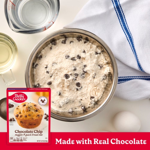 Betty Crocker™ Chocolate Chip Muffin and Quick Bread Mix Perspective: left