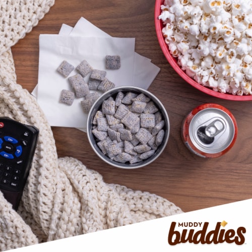 Chex Mix Cookies & Cream Muddy Buddies Perspective: left