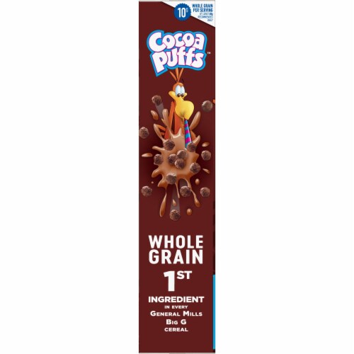 Cocoa Puffs Cereal Giant Size Perspective: left