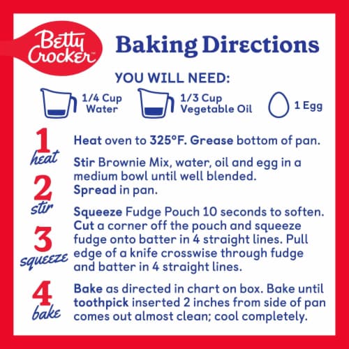 Betty Crocker™ Delights Supreme Fudge Brownie Mix Perspective: left