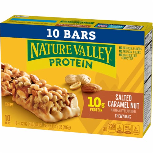 Nature Valley Salted Caramel Granola bars Perspective: left
