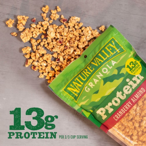 Nature Valley® Oats Cranberry Almond Protein Granola Perspective: left