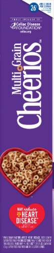 General Mills Multi Grain Cheerios™ Family Size Cereal Perspective: left