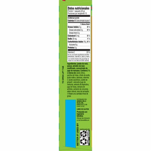 Betty Crocker El Chavo Fruit Flavored Snacks Perspective: left