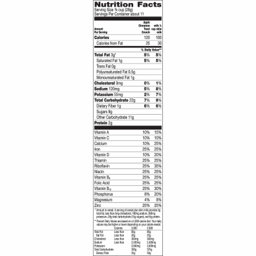 General Mills Apple Cinnamon Toast Crunch­™ Cereal Perspective: left