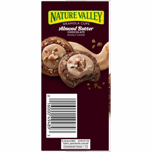 Nature Valley Almond Butter Chocolate Granola Cups Perspective: left