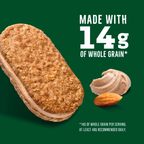 Nature Valley Cinnamon Biscuits with Almond Butter Filling Perspective: left