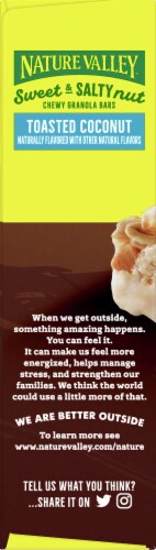 Nature Valley Sweet & Salty Nut Toasted Coconut Chewy Granola Bars Perspective: left