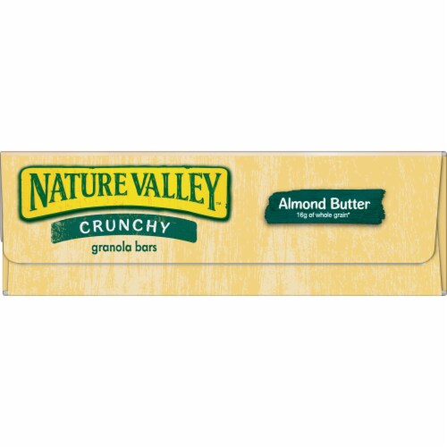 Nature Valley Crunchy Almond Butter Granola Bars Perspective: left