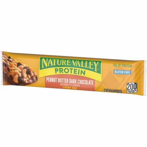 Nature Valley Peanut Butter Dark Chocolate Chewy Granola bars Perspective: left