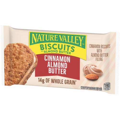 Nature Valley Biscuits with Almond Butter, 1.35 oz Perspective: left