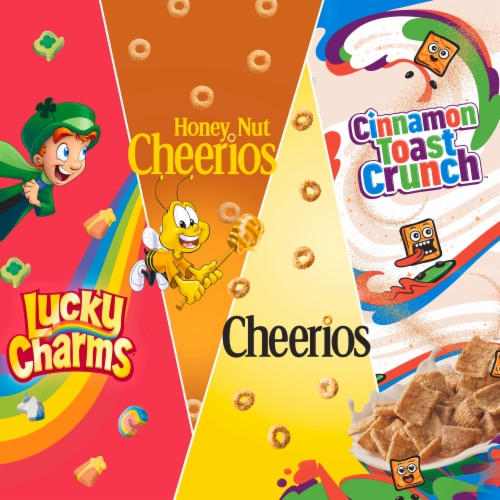 General Mills Variety Pack Bag Cereal Perspective: left