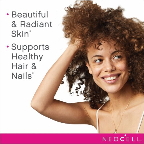 NeoCell Super Collagen Plus Vitamin C Tablets Perspective: left