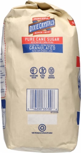 Dixie Crystals Granulated Extra Fine Sugar Perspective: left