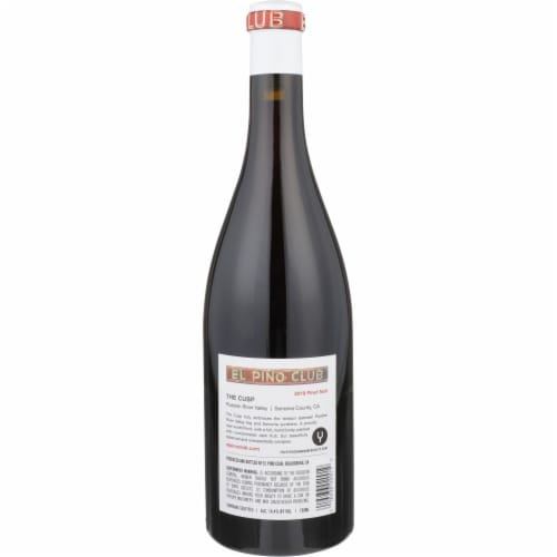 El Pino Club The Cusp Pinot Noir California Red Wine Perspective: left