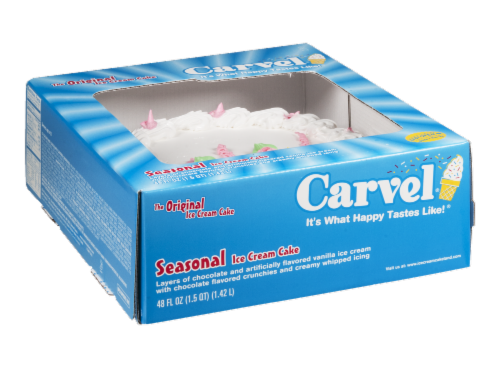 Carvel Holiday Ice Cream Cake Perspective: left