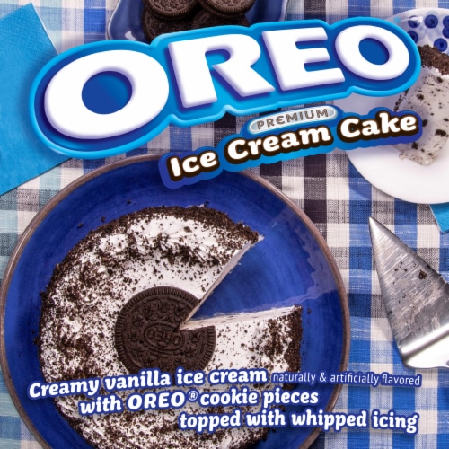 Oreo Cookie Premium Ice Cream Cake Perspective: left