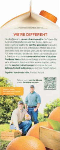 Florida's Natural Some Pulp Orange Juice Perspective: left