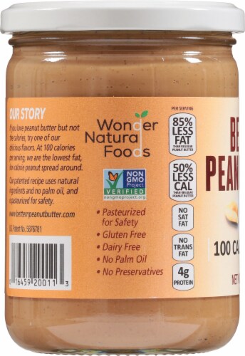 Better'n Peanut Butter Original Peanut Spread Perspective: left