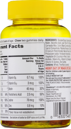Flintstones Gummies Toddler Vitamins with Vitamins A C D B12 Zinc & more Perspective: left