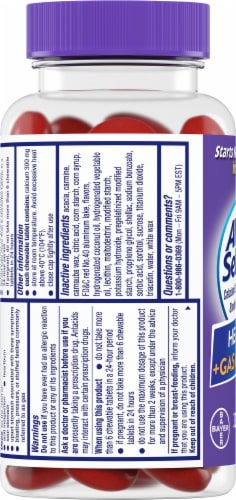 Alka-Seltzer® Heartburn+Gas Relief Chews Tropical Punch Chewable Tablets Perspective: left