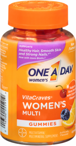 One A Day Women's Vita Crave Gummies Perspective: left