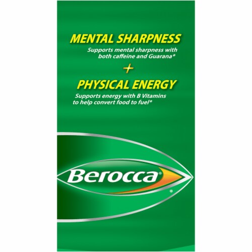 Berocca® Orange Flavor Effervescent Tablets Perspective: left