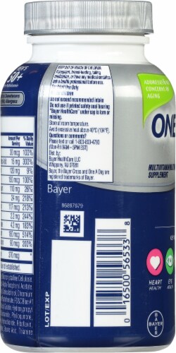 One A Day® Multivitamin Mens 50+ Complete Multi Perspective: left