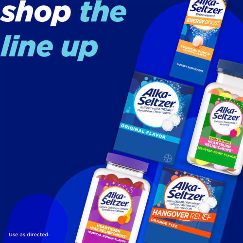 Alka Seltzer® Lemon Lime Tablets Perspective: left