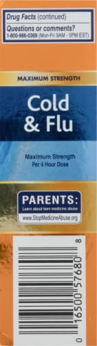 Alka Seltzer Plus Day Non-Drowsy Cold & Flu PowerMax Liquid Gels Perspective: left