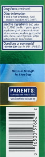 Alka-Seltzer® Plus Cold & Flu PM PowerMax™ Gels Perspective: left