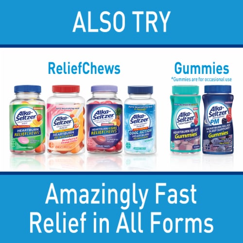 Alka-Seltzer® Cool Mint Extra Strength Cool Action Heartburn Relief Gum Perspective: left