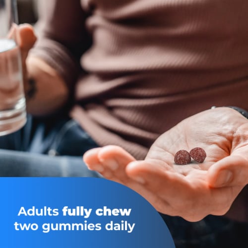 One A Day® Men's 50+ Advanced Multivitamin Gummies Perspective: left