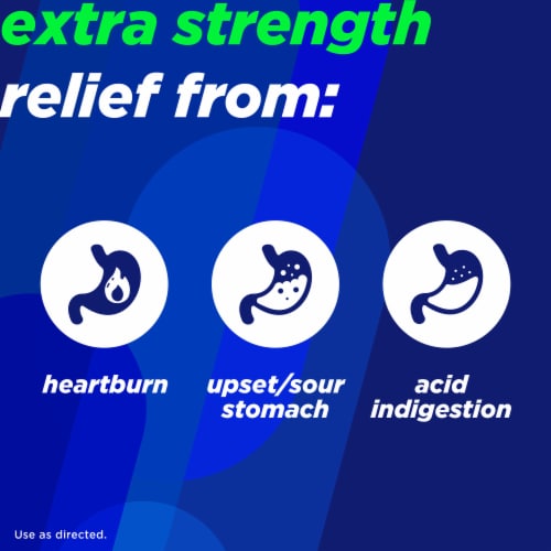 Alka-Seltzer® Extra Strength Heartburn Relief Chews® Assorted Fruit Chewable Antacid Tablets Perspective: left