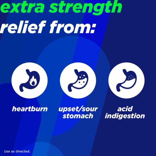 Alka-Seltzer® Extra Strength Heartburn Relief Chews® Assorted Fruit Chewable Antacid Tablets Perspective: left